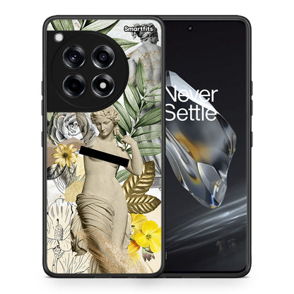 Θήκη OnePlus 12 Woman Statue από τη Smartfits με σχέδιο στο πίσω μέρος και μαύρο περίβλημα | OnePlus 12 Woman Statue case with colorful back and black bezels