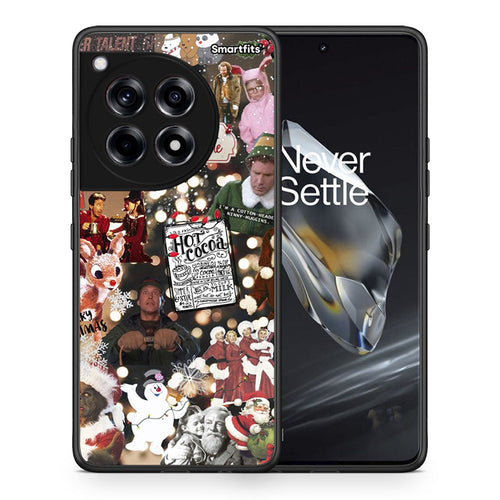 Θήκη OnePlus 12 Xmas Movies από τη Smartfits με σχέδιο στο πίσω μέρος και μαύρο περίβλημα | OnePlus 12 Xmas Movies case with colorful back and black bezels
