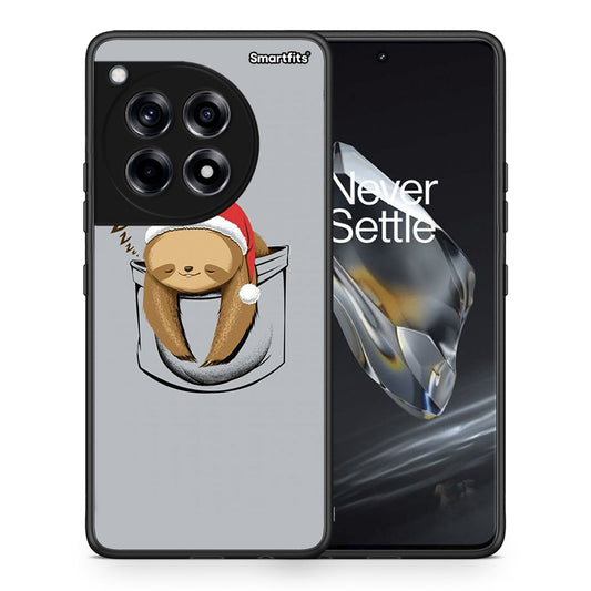 Θήκη OnePlus 12 Xmas Zzzz από τη Smartfits με σχέδιο στο πίσω μέρος και μαύρο περίβλημα | OnePlus 12 Xmas Zzzz case with colorful back and black bezels