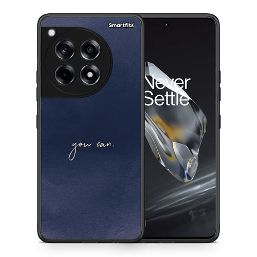 Θήκη OnePlus 12 You Can από τη Smartfits με σχέδιο στο πίσω μέρος και μαύρο περίβλημα | OnePlus 12 You Can case with colorful back and black bezels