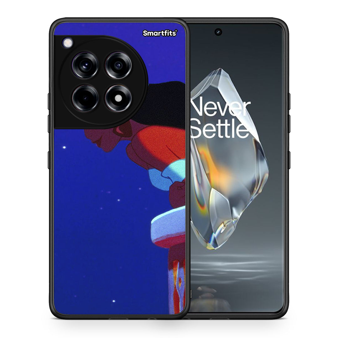 Θήκη OnePlus 12R 5G Alladin And Jasmine Love 2 από τη Smartfits με σχέδιο στο πίσω μέρος και μαύρο περίβλημα | OnePlus 12R 5G Alladin And Jasmine Love 2 case with colorful back and black bezels