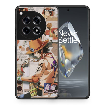 Θήκη OnePlus 12R 5G Anime Collage από τη Smartfits με σχέδιο στο πίσω μέρος και μαύρο περίβλημα | OnePlus 12R 5G Anime Collage case with colorful back and black bezels
