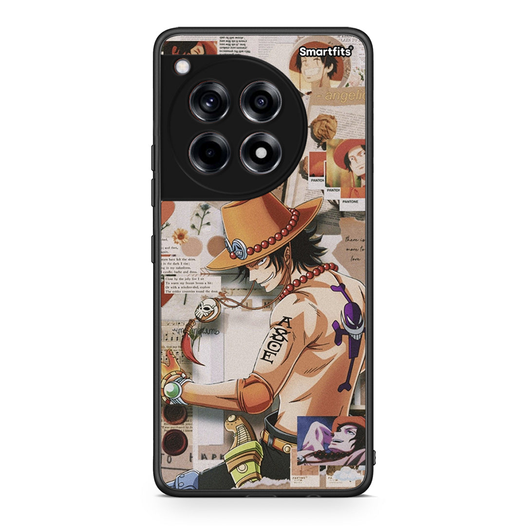 OnePlus 12R 5G Anime Collage θήκη από τη Smartfits με σχέδιο στο πίσω μέρος και μαύρο περίβλημα | Smartphone case with colorful back and black bezels by Smartfits