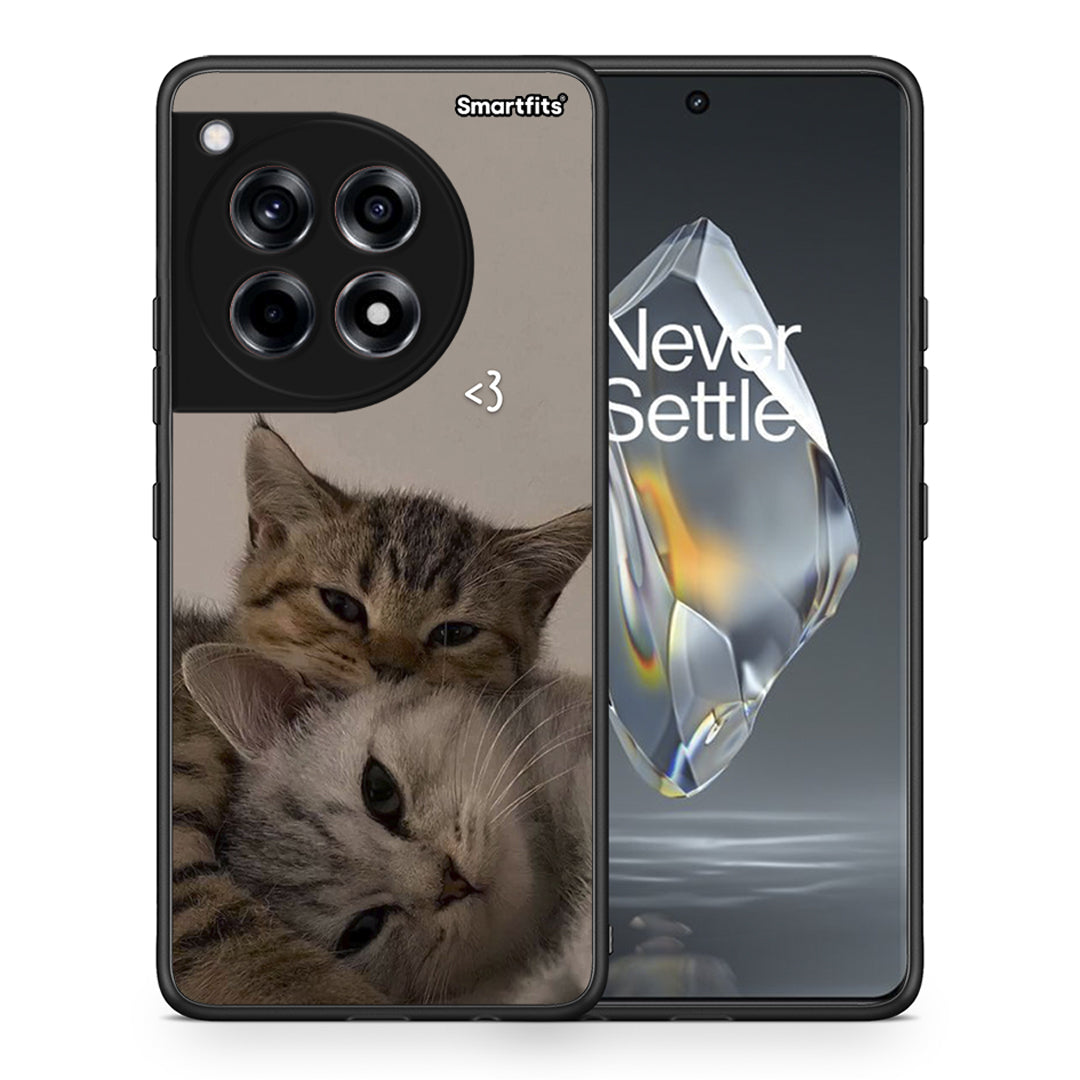092 Cats In Love - OnePlus 12R 5G θήκη