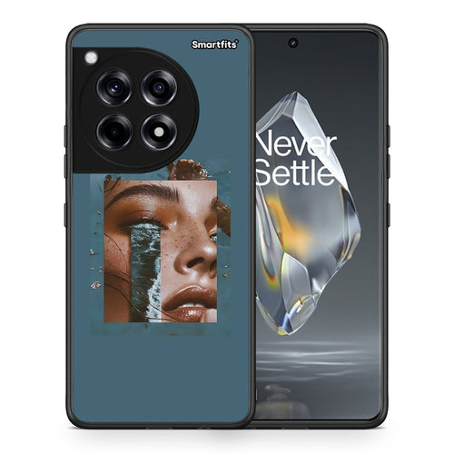 Θήκη OnePlus 12R 5G Cry An Ocean από τη Smartfits με σχέδιο στο πίσω μέρος και μαύρο περίβλημα | OnePlus 12R 5G Cry An Ocean case with colorful back and black bezels