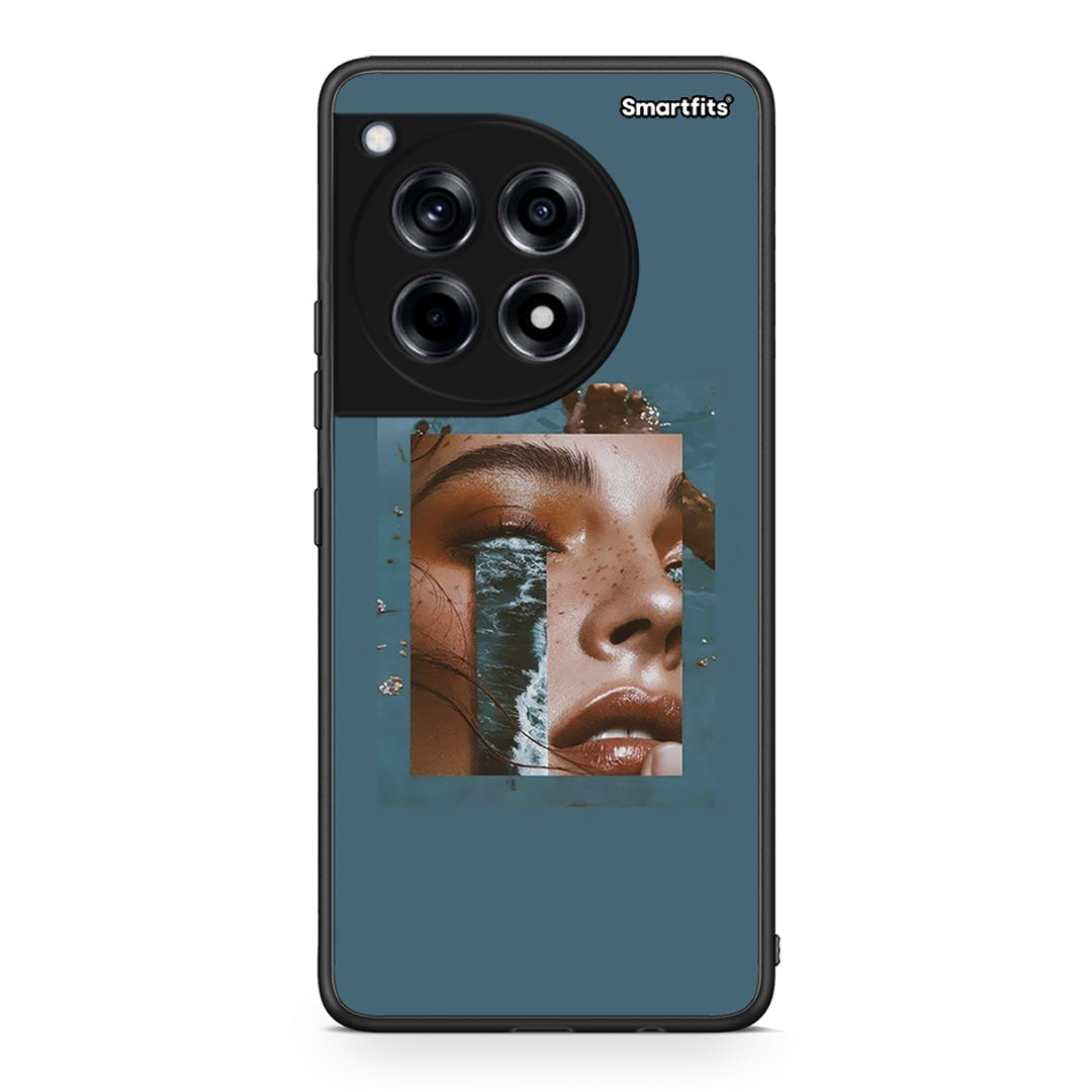 OnePlus 12R 5G Cry An Ocean θήκη από τη Smartfits με σχέδιο στο πίσω μέρος και μαύρο περίβλημα | Smartphone case with colorful back and black bezels by Smartfits