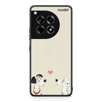 Thumbnail for OnePlus 12R 5G Dalmatians Love θήκη από τη Smartfits με σχέδιο στο πίσω μέρος και μαύρο περίβλημα | Smartphone case with colorful back and black bezels by Smartfits