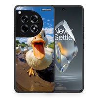 Thumbnail for Θήκη OnePlus 12R 5G Duck Face από τη Smartfits με σχέδιο στο πίσω μέρος και μαύρο περίβλημα | OnePlus 12R 5G Duck Face case with colorful back and black bezels