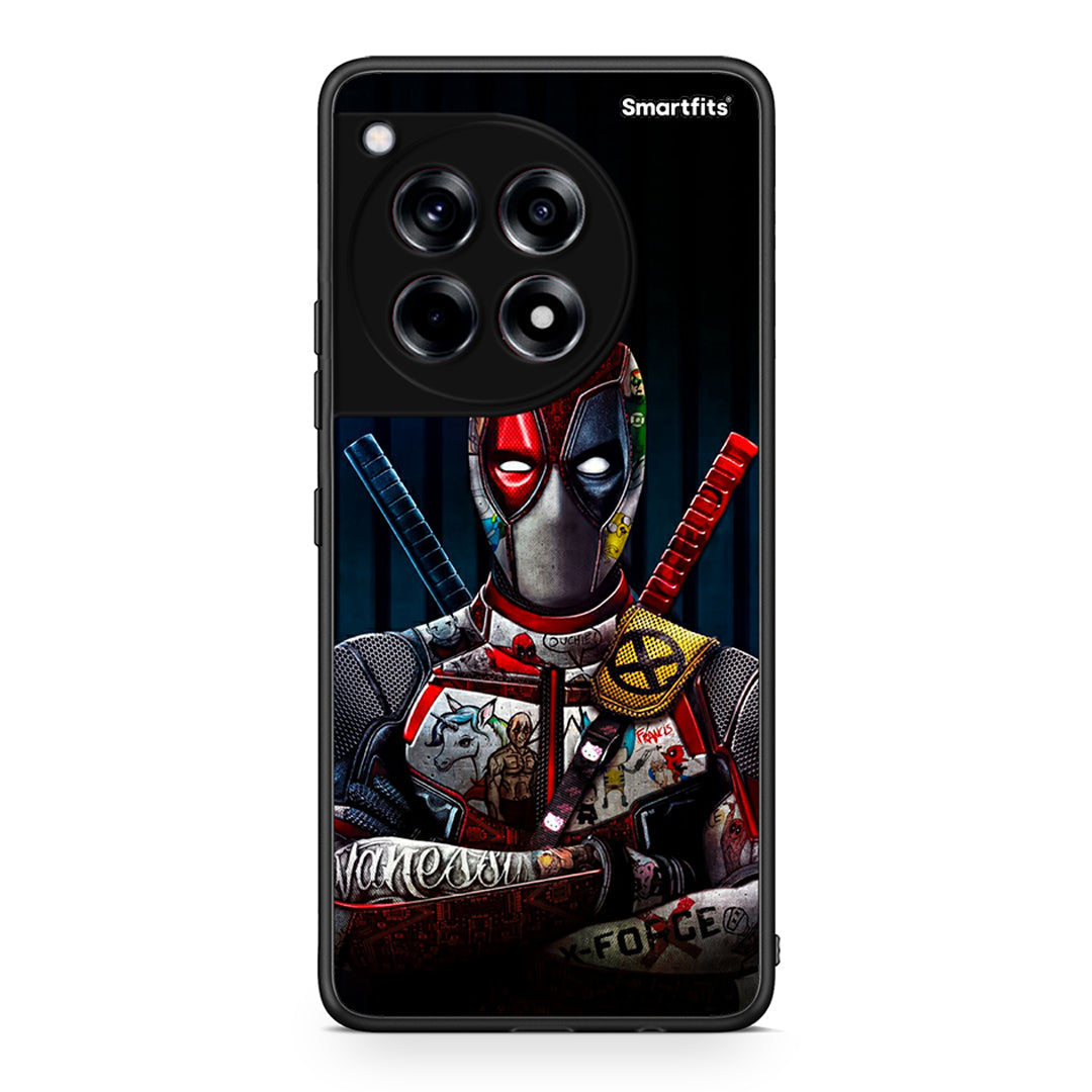 OnePlus 12R 5G Funny Guy θήκη από τη Smartfits με σχέδιο στο πίσω μέρος και μαύρο περίβλημα | Smartphone case with colorful back and black bezels by Smartfits