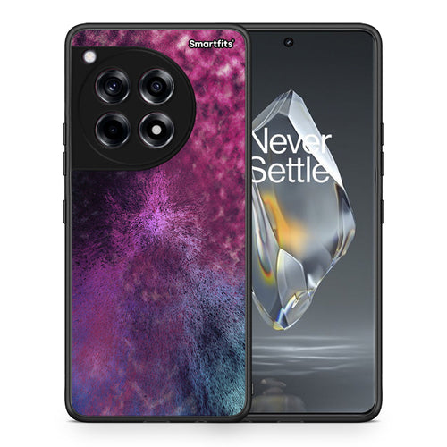 Θήκη OnePlus 12R 5G Aurora Galaxy από τη Smartfits με σχέδιο στο πίσω μέρος και μαύρο περίβλημα | OnePlus 12R 5G Aurora Galaxy case with colorful back and black bezels