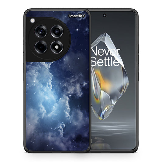 Θήκη OnePlus 12R 5G Blue Sky Galaxy από τη Smartfits με σχέδιο στο πίσω μέρος και μαύρο περίβλημα | OnePlus 12R 5G Blue Sky Galaxy case with colorful back and black bezels