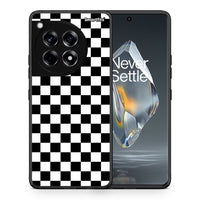 Thumbnail for Θήκη OnePlus 12R 5G Squares Geometric από τη Smartfits με σχέδιο στο πίσω μέρος και μαύρο περίβλημα | OnePlus 12R 5G Squares Geometric case with colorful back and black bezels