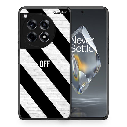 Θήκη OnePlus 12R 5G Get Off από τη Smartfits με σχέδιο στο πίσω μέρος και μαύρο περίβλημα | OnePlus 12R 5G Get Off case with colorful back and black bezels