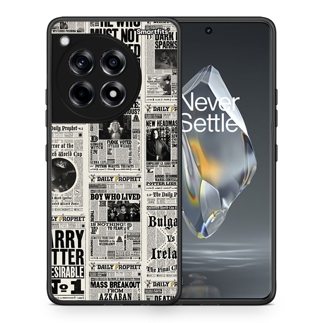 Θήκη OnePlus 12R 5G Harry Paper από τη Smartfits με σχέδιο στο πίσω μέρος και μαύρο περίβλημα | OnePlus 12R 5G Harry Paper case with colorful back and black bezels