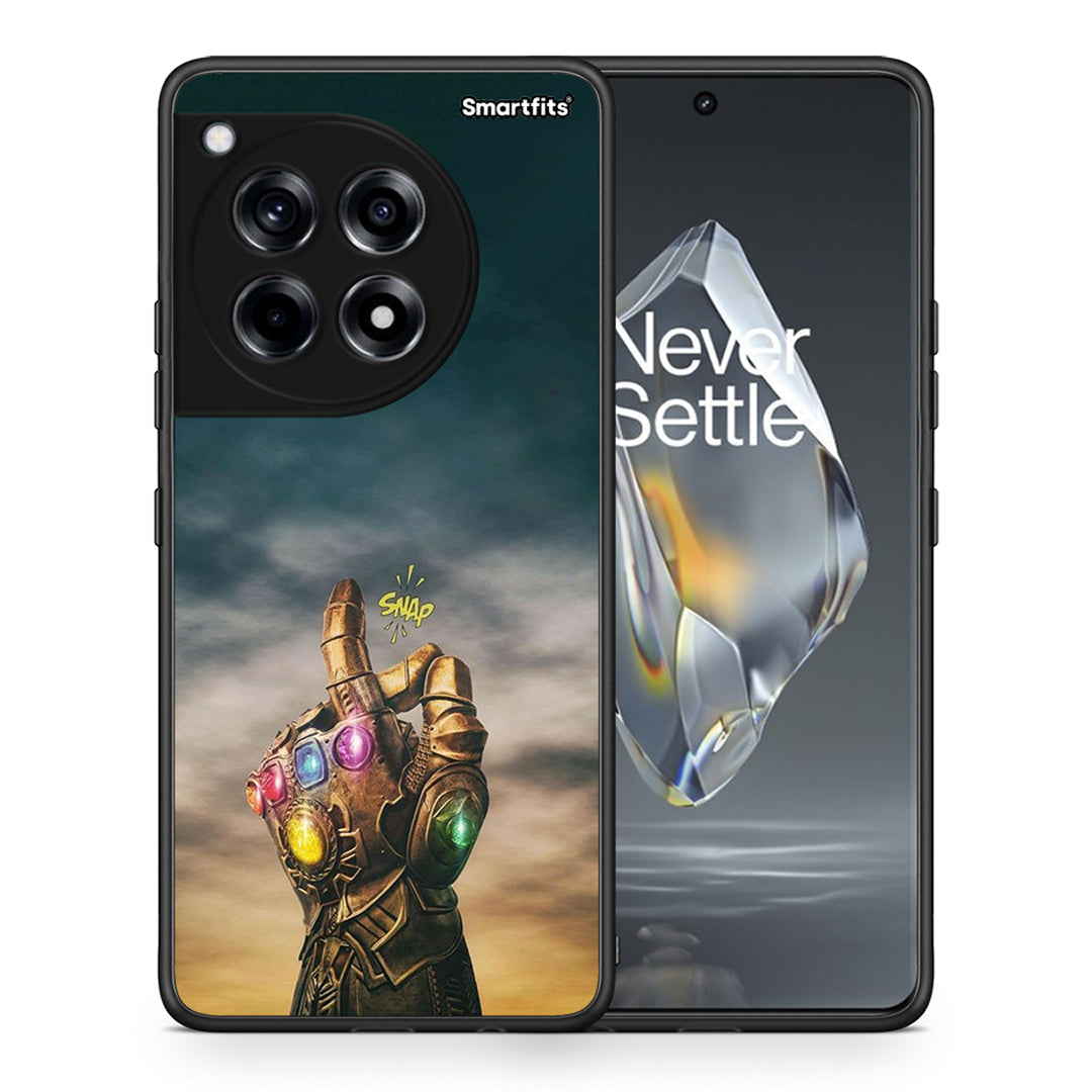 Θήκη OnePlus 12R 5G Infinity Snap από τη Smartfits με σχέδιο στο πίσω μέρος και μαύρο περίβλημα | OnePlus 12R 5G Infinity Snap case with colorful back and black bezels