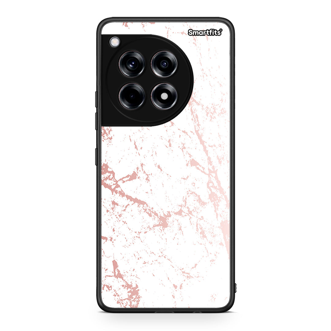 116 - OnePlus 12R 5G Pink Splash Marble case, cover, bumper