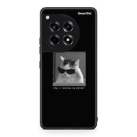 Thumbnail for OnePlus 12R 5G Meme Cat θήκη από τη Smartfits με σχέδιο στο πίσω μέρος και μαύρο περίβλημα | Smartphone case with colorful back and black bezels by Smartfits