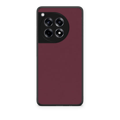 Θήκη OnePlus 12R 5G Muted Burgundy από τη Smartfits με σχέδιο στο πίσω μέρος και μαύρο περίβλημα | OnePlus 12R 5G Muted Burgundy case with colorful back and black bezels