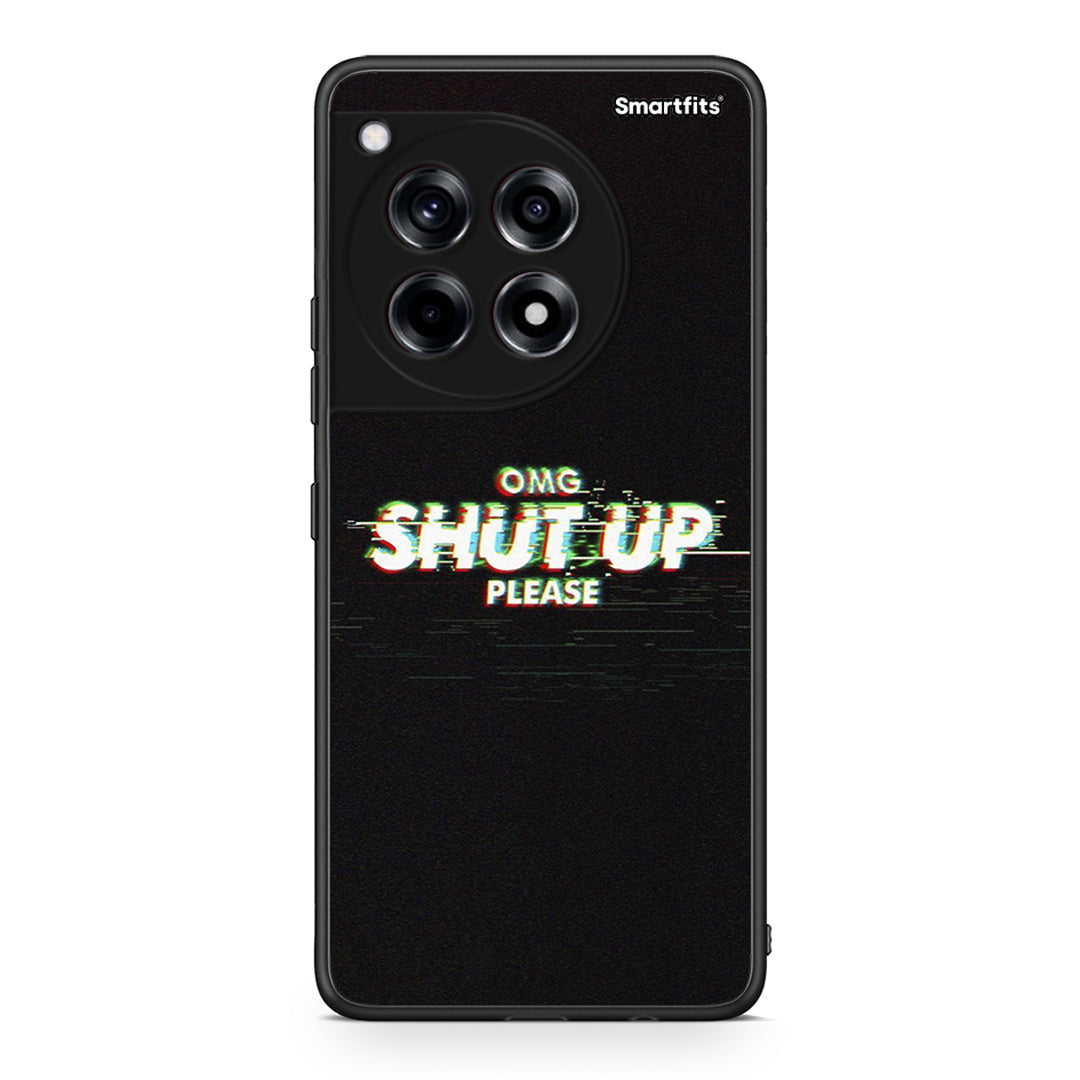 OnePlus 12R 5G OMG ShutUp θήκη από τη Smartfits με σχέδιο στο πίσω μέρος και μαύρο περίβλημα | Smartphone case with colorful back and black bezels by Smartfits