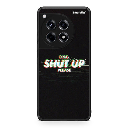 OnePlus 12R 5G OMG ShutUp θήκη από τη Smartfits με σχέδιο στο πίσω μέρος και μαύρο περίβλημα | Smartphone case with colorful back and black bezels by Smartfits