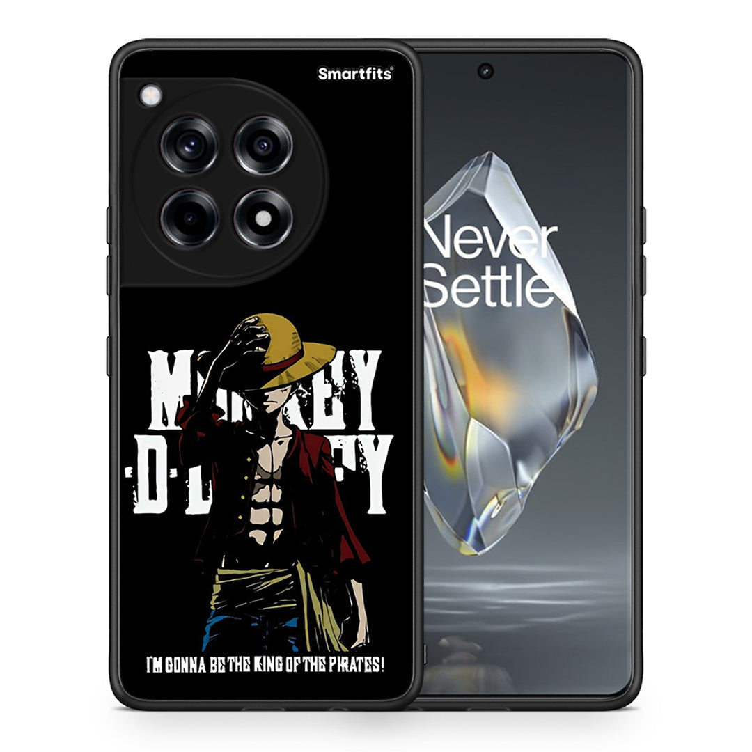 Θήκη OnePlus 12R 5G Pirate King από τη Smartfits με σχέδιο στο πίσω μέρος και μαύρο περίβλημα | OnePlus 12R 5G Pirate King case with colorful back and black bezels