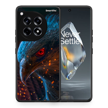 Θήκη OnePlus 12R 5G Eagle PopArt από τη Smartfits με σχέδιο στο πίσω μέρος και μαύρο περίβλημα | OnePlus 12R 5G Eagle PopArt case with colorful back and black bezels