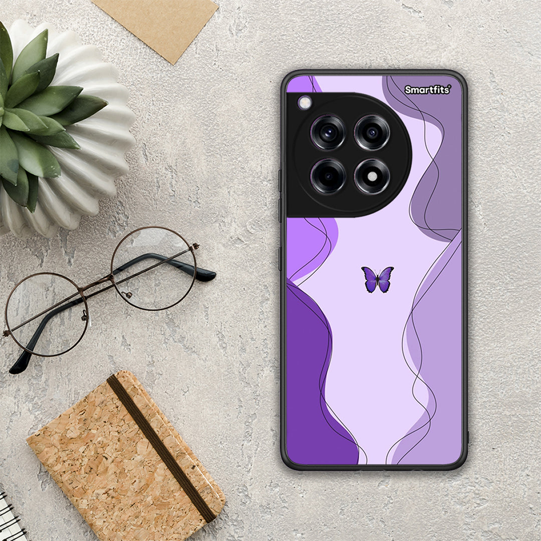 Purple Mariposa - OnePlus 12R 5G θήκη