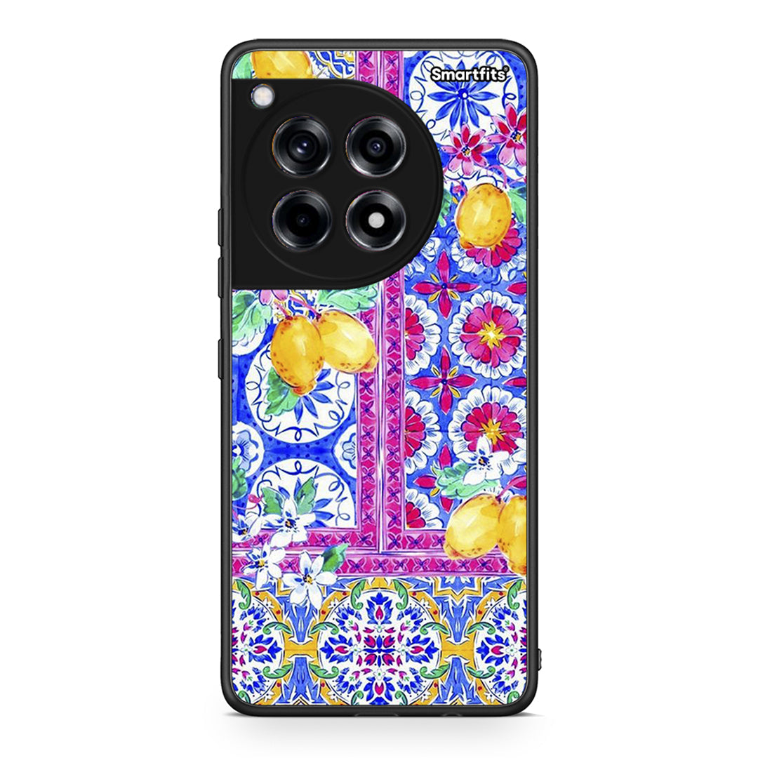 OnePlus 12R 5G Retro Spring θήκη από τη Smartfits με σχέδιο στο πίσω μέρος και μαύρο περίβλημα | Smartphone case with colorful back and black bezels by Smartfits