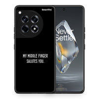 Thumbnail for Θήκη OnePlus 12R 5G Salute από τη Smartfits με σχέδιο στο πίσω μέρος και μαύρο περίβλημα | OnePlus 12R 5G Salute case with colorful back and black bezels