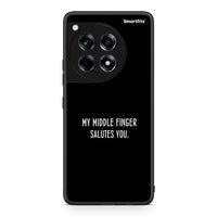 Thumbnail for OnePlus 12R 5G Salute θήκη από τη Smartfits με σχέδιο στο πίσω μέρος και μαύρο περίβλημα | Smartphone case with colorful back and black bezels by Smartfits