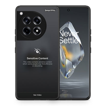 Θήκη OnePlus 12R 5G Sensitive Content από τη Smartfits με σχέδιο στο πίσω μέρος και μαύρο περίβλημα | OnePlus 12R 5G Sensitive Content case with colorful back and black bezels