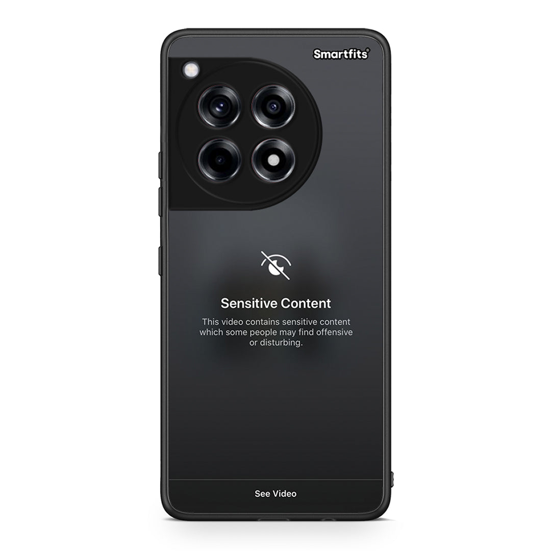 OnePlus 12R 5G Sensitive Content θήκη από τη Smartfits με σχέδιο στο πίσω μέρος και μαύρο περίβλημα | Smartphone case with colorful back and black bezels by Smartfits
