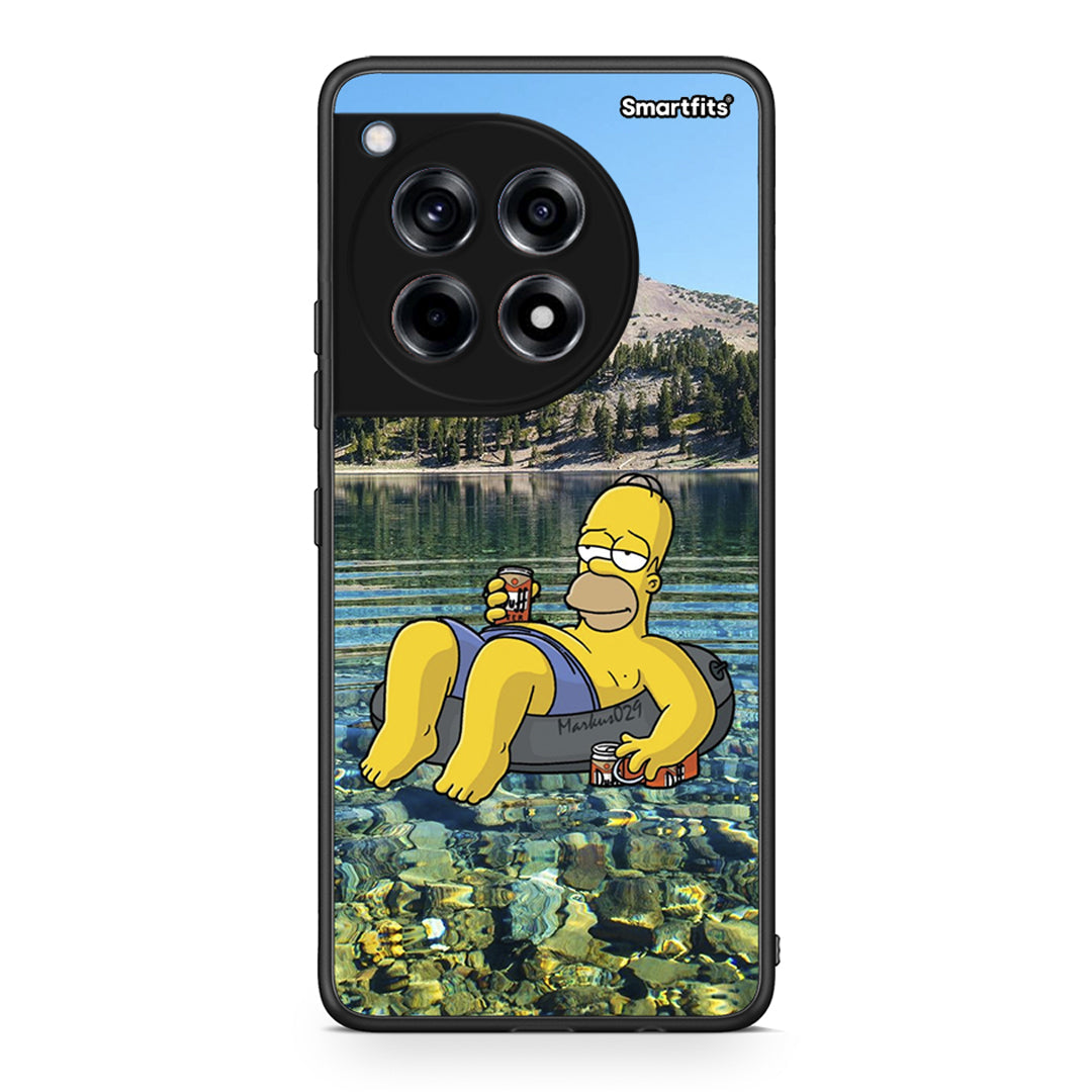 OnePlus 12R 5G Summer Happiness Θήκη από τη Smartfits με σχέδιο στο πίσω μέρος και μαύρο περίβλημα | Smartphone case with colorful back and black bezels by Smartfits