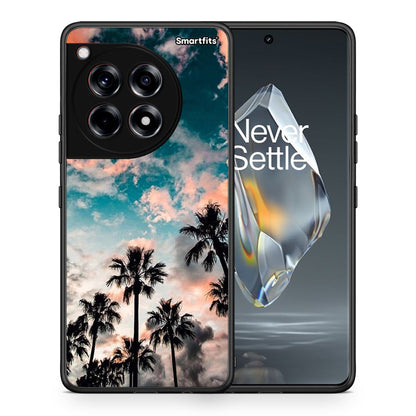 Θήκη OnePlus 12R 5G Sky Summer από τη Smartfits με σχέδιο στο πίσω μέρος και μαύρο περίβλημα | OnePlus 12R 5G Sky Summer case with colorful back and black bezels