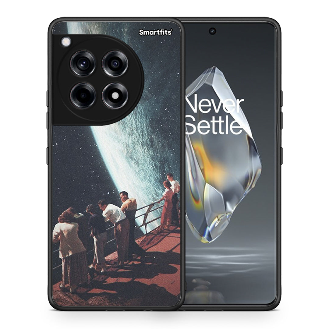 Θήκη OnePlus 12R 5G Surreal View από τη Smartfits με σχέδιο στο πίσω μέρος και μαύρο περίβλημα | OnePlus 12R 5G Surreal View case with colorful back and black bezels