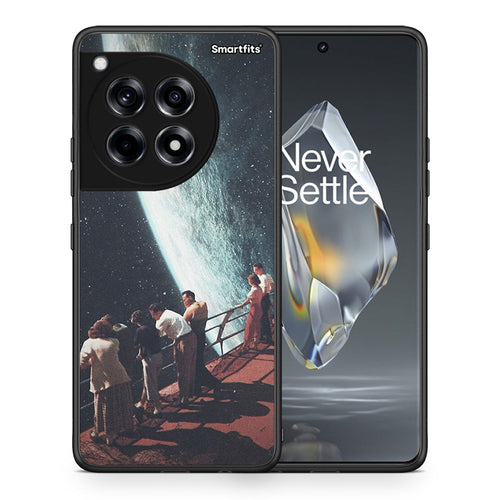 Θήκη OnePlus 12R 5G Surreal View από τη Smartfits με σχέδιο στο πίσω μέρος και μαύρο περίβλημα | OnePlus 12R 5G Surreal View case with colorful back and black bezels