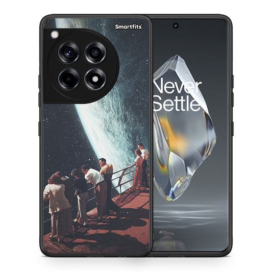 Θήκη OnePlus 12R 5G Surreal View από τη Smartfits με σχέδιο στο πίσω μέρος και μαύρο περίβλημα | OnePlus 12R 5G Surreal View case with colorful back and black bezels