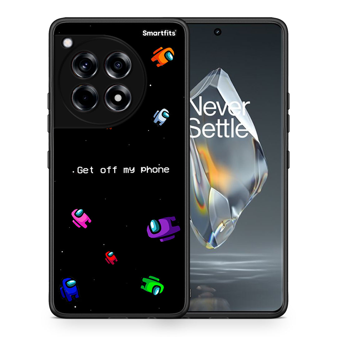 Θήκη OnePlus 12R 5G AFK Text από τη Smartfits με σχέδιο στο πίσω μέρος και μαύρο περίβλημα | OnePlus 12R 5G AFK Text case with colorful back and black bezels