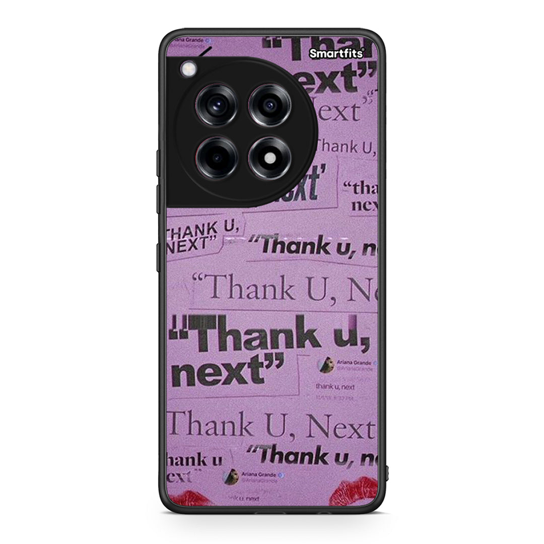 OnePlus 12R 5G Thank You Next Θήκη Αγίου Βαλεντίνου από τη Smartfits με σχέδιο στο πίσω μέρος και μαύρο περίβλημα | Smartphone case with colorful back and black bezels by Smartfits