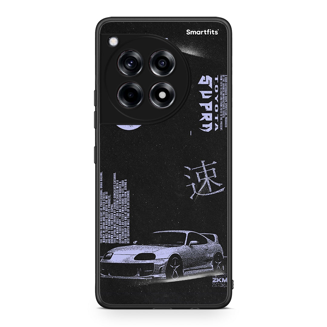 OnePlus 12R 5G Tokyo Drift Θήκη Αγίου Βαλεντίνου από τη Smartfits με σχέδιο στο πίσω μέρος και μαύρο περίβλημα | Smartphone case with colorful back and black bezels by Smartfits