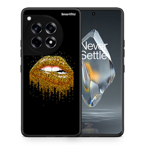 Θήκη OnePlus 12R 5G Golden Valentine από τη Smartfits με σχέδιο στο πίσω μέρος και μαύρο περίβλημα | OnePlus 12R 5G Golden Valentine case with colorful back and black bezels