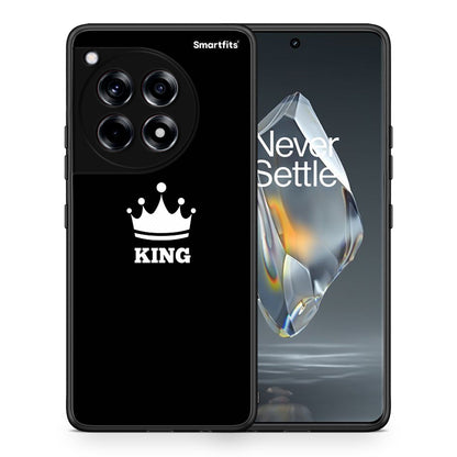 Θήκη OnePlus 12R 5G King Valentine από τη Smartfits με σχέδιο στο πίσω μέρος και μαύρο περίβλημα | OnePlus 12R 5G King Valentine case with colorful back and black bezels