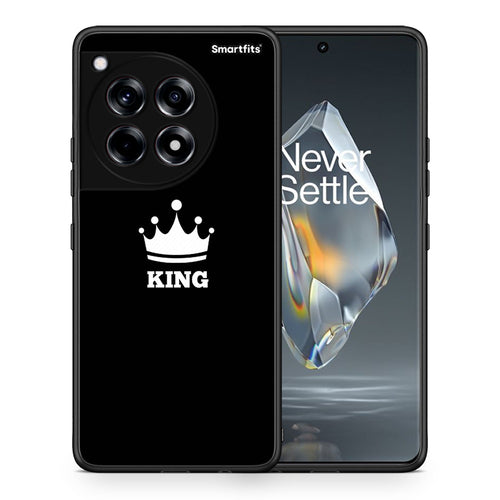 Θήκη OnePlus 12R 5G King Valentine από τη Smartfits με σχέδιο στο πίσω μέρος και μαύρο περίβλημα | OnePlus 12R 5G King Valentine case with colorful back and black bezels