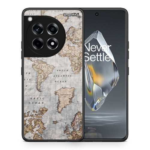 World Map - OnePlus 12R 5G θήκη