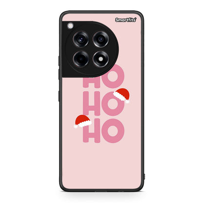 OnePlus 12R 5G Xmas Ho Ho Ho θήκη από τη Smartfits με σχέδιο στο πίσω μέρος και μαύρο περίβλημα | Smartphone case with colorful back and black bezels by Smartfits