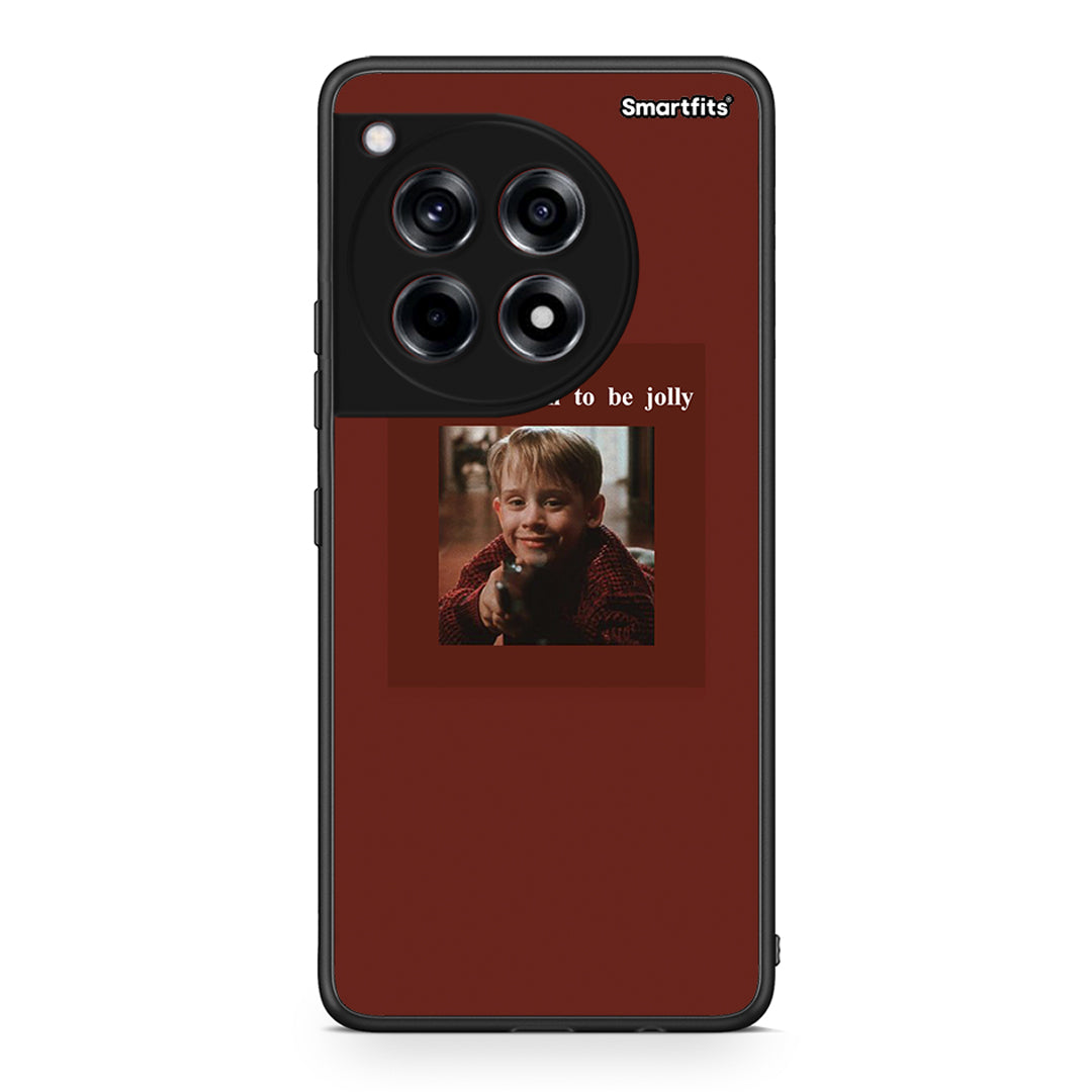 OnePlus 12R 5G Xmas Ultimate Spirit θήκη από τη Smartfits με σχέδιο στο πίσω μέρος και μαύρο περίβλημα | Smartphone case with colorful back and black bezels by Smartfits