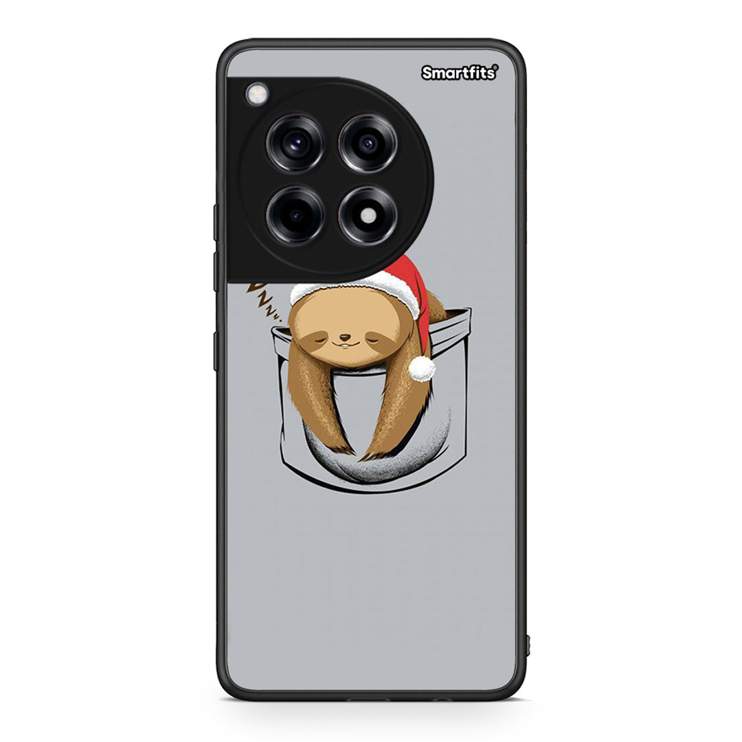 OnePlus 12R 5G Xmas Zzzz θήκη από τη Smartfits με σχέδιο στο πίσω μέρος και μαύρο περίβλημα | Smartphone case with colorful back and black bezels by Smartfits