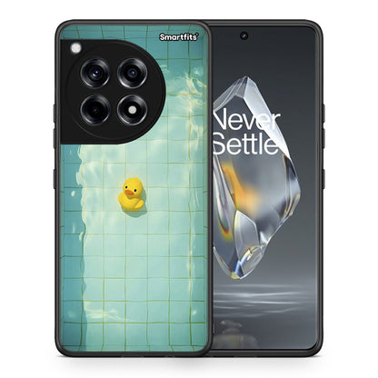 Θήκη OnePlus 12R 5G Yellow Duck από τη Smartfits με σχέδιο στο πίσω μέρος και μαύρο περίβλημα | OnePlus 12R 5G Yellow Duck case with colorful back and black bezels