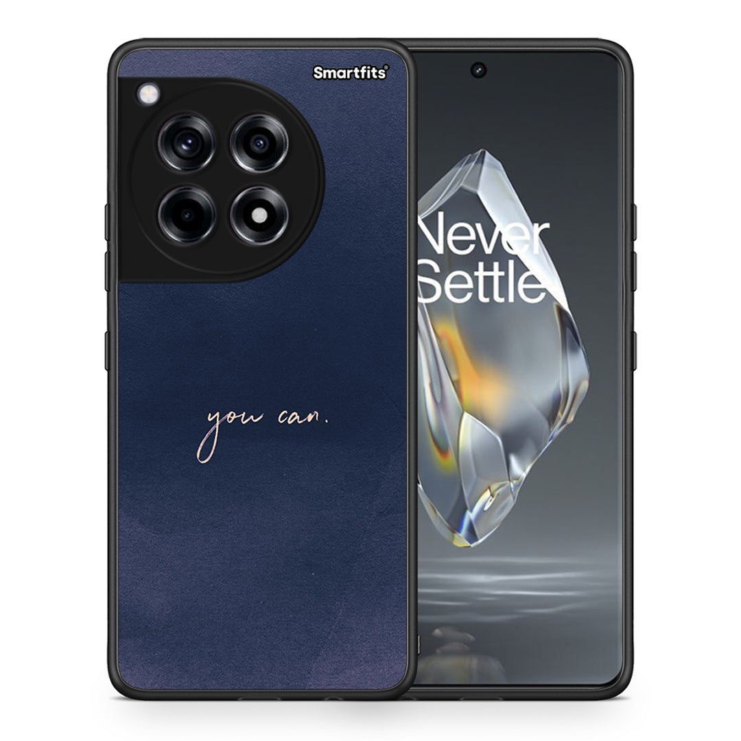 Θήκη OnePlus 12R 5G You Can από τη Smartfits με σχέδιο στο πίσω μέρος και μαύρο περίβλημα | OnePlus 12R 5G You Can case with colorful back and black bezels