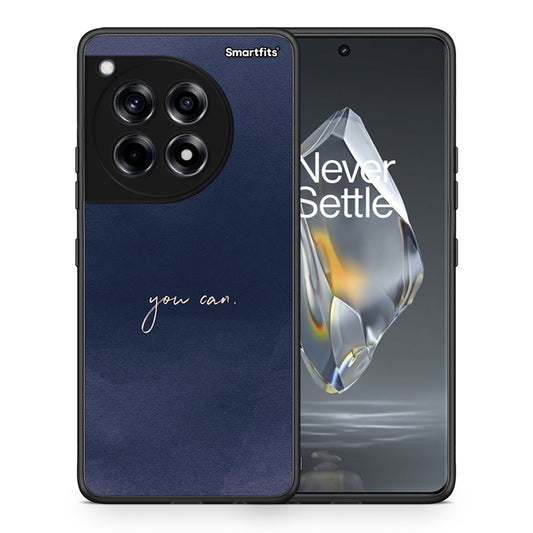 Θήκη OnePlus 12R 5G You Can από τη Smartfits με σχέδιο στο πίσω μέρος και μαύρο περίβλημα | OnePlus 12R 5G You Can case with colorful back and black bezels